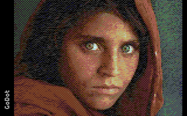 Afghan Girl (Foto von Steve McCurry)