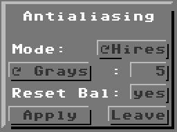 Antialiasing: Gray