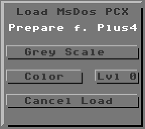 Lader PCX, prepare for Plus4
